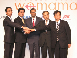 P&Gなど5社による多企業プログラム「Womama」の共同記者会見が東京で開催
