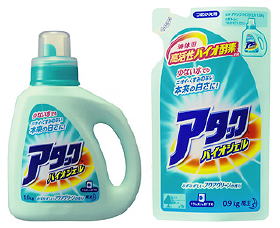 花王、「アタックバイオジェル」新発売　少ない水でも本来の白さに