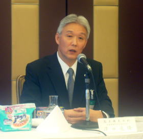 花王　澤田社長が会見　グループの今後の方向性や施策を説明