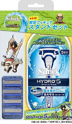 シック、「シック×進撃の巨人キャンペーン」　限定オリジナル品発売