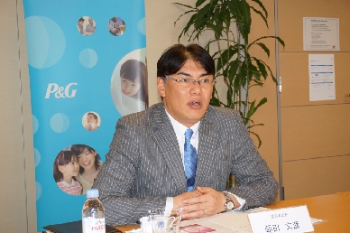 Ｐ＆Ｇ、定例記者会見開く　上半期の出荷金額は過去最高更新