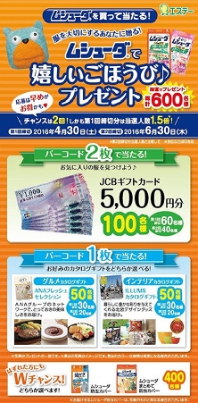 エステー、「ムシューダで嬉しいごほうびプレゼントキャンペーン」実施