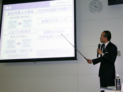 小林製薬、2019年12月期決算説明会　微増収、営業微増益に
