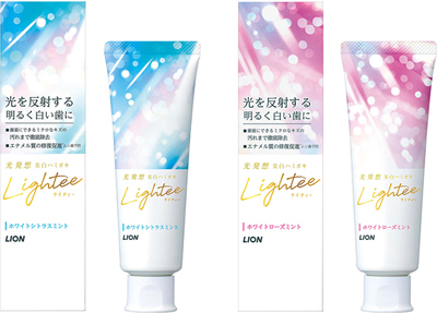 ライオン、美白ハミガキ新ブランド「Lightee」を日本・中国で同時新発売