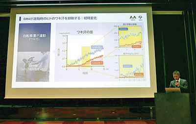 マンダムと阪大、汗が出るメカニズムの解明と制汗成分を発見　発表会開く
