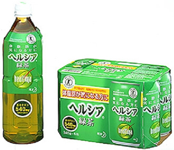 花王、ヘルシア緑茶から1リットル入りボトル、340g×6缶パックを新発売