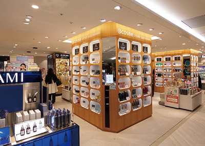「@cosme STORE 錦糸町テルミナ店」リニューアル開店　約90坪に増床