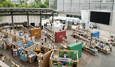 アスクル、「いい明日がくる展」開催　出展企業63社105シリーズ商品展示